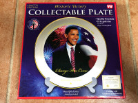 Barack Obama Limited Edition Historic Victory Collectable Plate