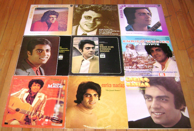 Collection de vinyles ENRICO MACIAS pour $60 dans CD, DVD et Blu-ray  à Ville de Montréal