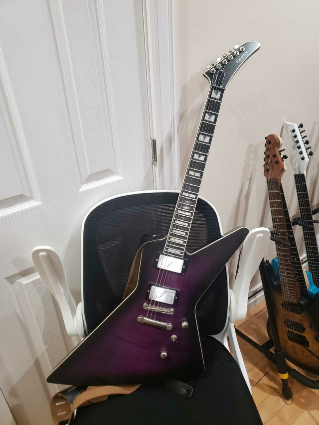 Epiphone Extura Purple Tiger in Guitars in Fredericton - Image 2