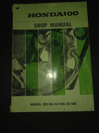 Honda100 Shop Manual