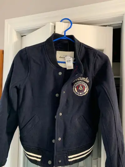 Girls XL Kids Abercrombie Spring Varsity Jacket, View more