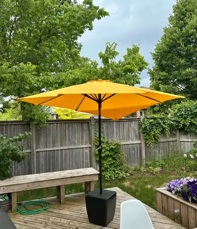 Patio Umbrella + base, View more