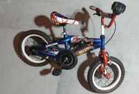 Hot Wheels Speed Freak 14" Kids' Bike  (Training Wheels Removed)