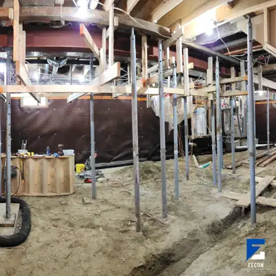 UNDERPINNING & STEEL BEAM INSTALLATION – BASEMENT LOWERING, View more