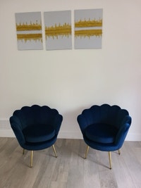29.9"W x 26.4"D x 29.1"H Velvet Accent Chair Markham / York Region Toronto (GTA) Preview