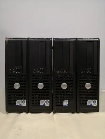 4 Units Dell Optiplex 760 E8400, 4G RAM, 160GB HDD- $90, View more