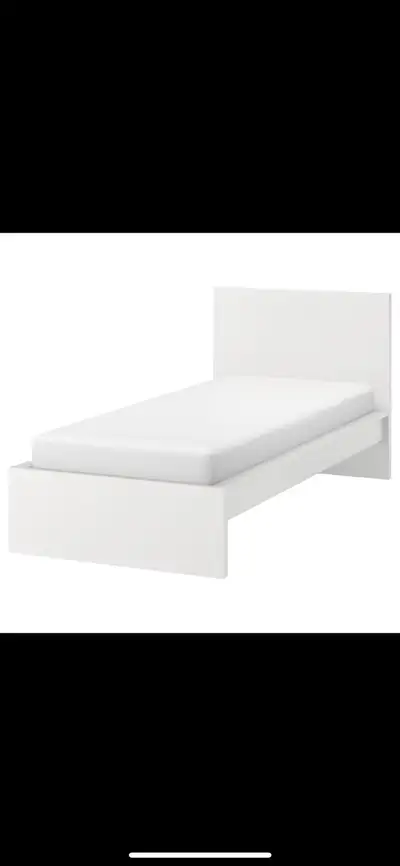 IKEA Twin Bed Frame and Mattress, View more