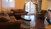 Fully furnished Two bdrm walkout unit for rent