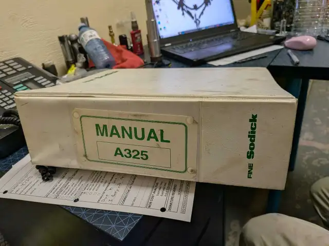 sodick A325 sink EDM manual  in Other in Mississauga / Peel Region - Image 2