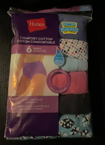 Hanes 6 Briefs pack - Women Brand New., View more