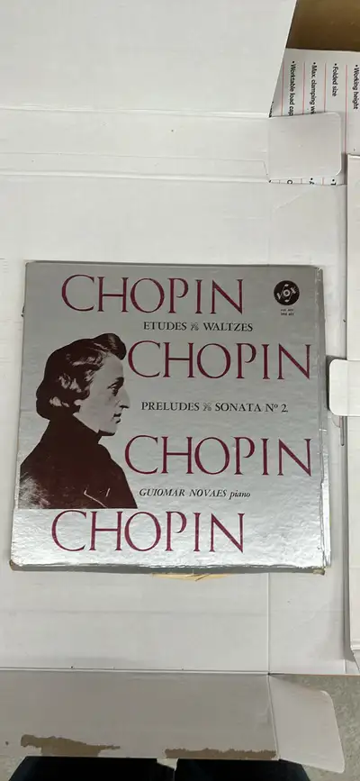 Vinyl record set: Chopin Etudes - Waltzes - Preludes - Sonata , View more