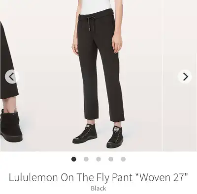 Size 4 in Very good used condition. Some minor snags on the front thigh area (please see pictures)....