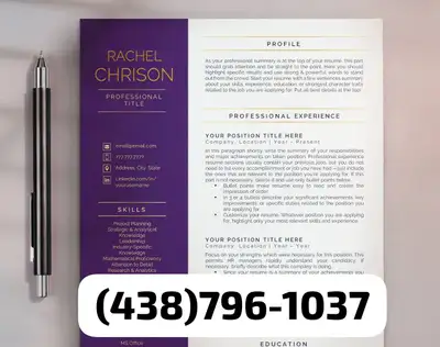 Job-Winning Resume ➤ Expert CV ➤ Cover Letter Creation ➤ LinkedIn Overhaul Let employers see your be...