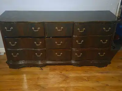 Traditional Nine-Drawer Dresser, pick up only, View more