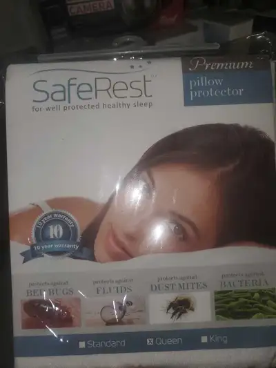 SafeRest Queen Pillow Protector, View more