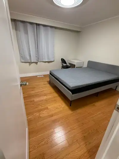 Hello! Private room available on the Main floor (furnished with bed, table, and chair) Main intersec...