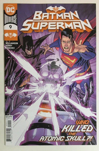 BATMAN SUPERMAN #9 COVER A DC COMICS WHO KILLED THE ATOMIC SKULL