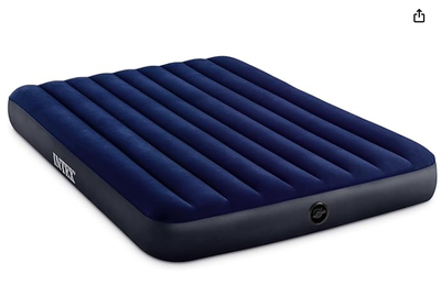 INTEX Air Mattress + Inflator, View more