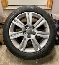Audi tires on rims 