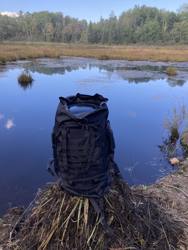 23 L to 40 L Canoe Barrel inside an 80 L (New) Backpack Canoes, Kayaks & Paddles Oshawa