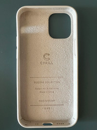 CYRILL Spigen Silicone case for iPhone 12 mini - Stone color
