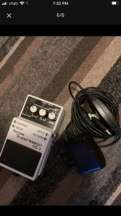 Boss NS- 2 Noise Suppressor Pedal + Original Adapter for sale…., View more