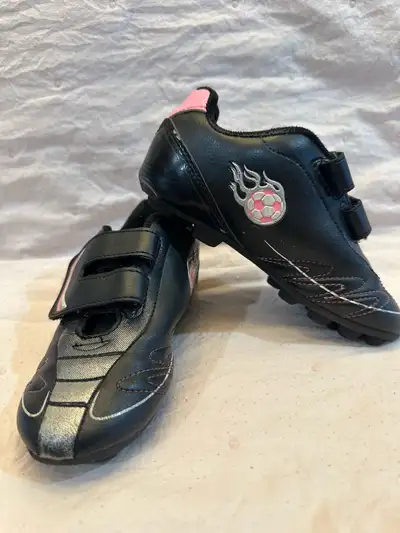 Girl’s Size 11 Soccer Cleats - athletic works – Velcro close, View more