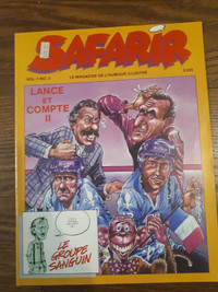 Magazine Safarir #2 Lance et Compte Québec humour