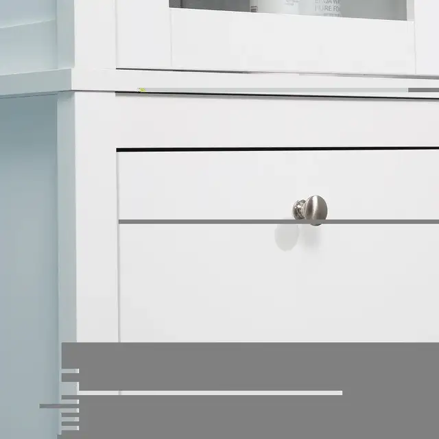 Tall Bathroom Cabinet with Tempered Glass Door in Cabinets & Countertops in Markham / York Region - Image 10
