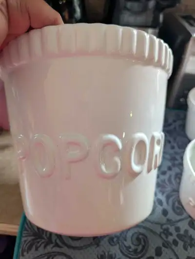 ens 5 pots a Pop Corn en céramique, View more