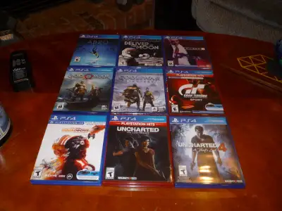Please Read Carefully! Game Prices Starting at $20 & Upwards!!!!!! Selling the following PS4 Games....
