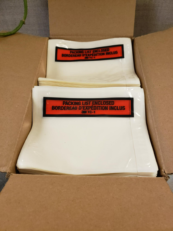 3M Packing Slip Envelopes - 1,000 count in Other Business & Industrial in Winnipeg