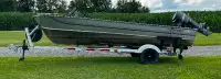 Chaloupe / bateau pêche aluminium