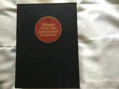 Webster’s Third New International Dictionary 1971, View more