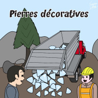 Pierres décoratives