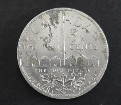 Big Nickel Canadian Commemorative 5-Cent Token, View more
