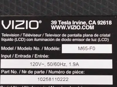 Vizio 65-inch Television, View more