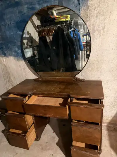 Vintage Dresser with Mirror, View more