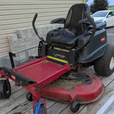 Z5060 toro zero turn 50" deck Runs great and drives straight. Asking $1850