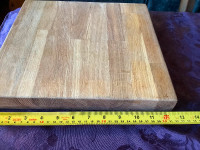 Bloc de boucher en bois dur (érable) / planche  1-1/2" d'épais
