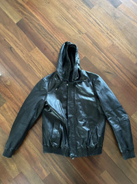 Designer Lambskin Leather Jacket Large