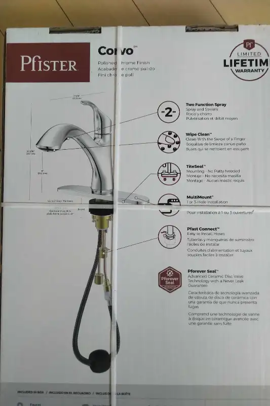 New Pfister  Kitchen Faucet  Shediac N.B. in Plumbing, Sinks, Toilets & Showers in Moncton - Image 4