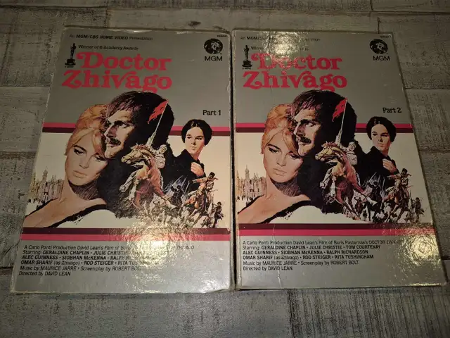 MGM Doctor Zhivago betamax