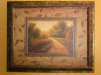 Framed Canvas Print, "New Country Road" by Michael Marcon