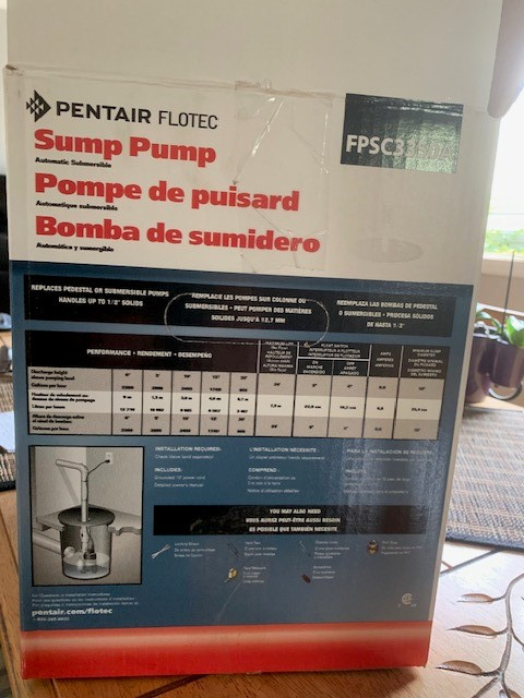 Pompe de puisard Pentair Flotec en fonte dans Outils électriques  à Laval/Rive Nord - Image 3
