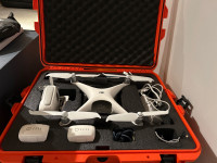 DJI Phantom 4 drone with goggles