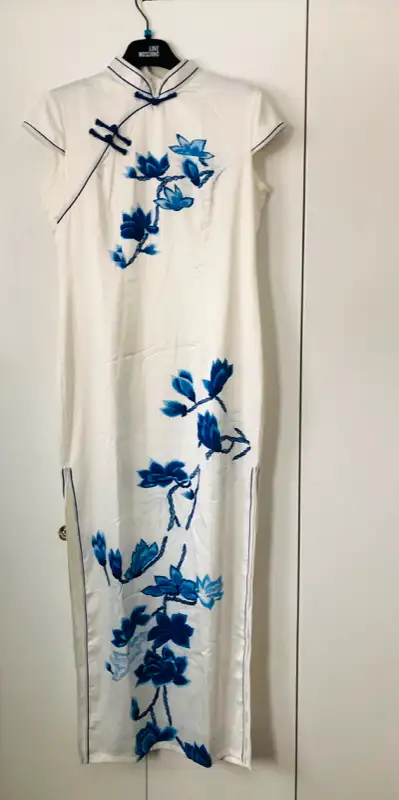 Mandalay embroidered cheongsam dress discount