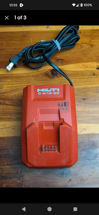 Hilti rechargeur a batterie battery recharger  