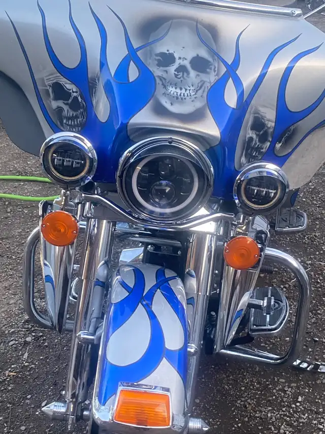 97 Harley flh in Street, Cruisers & Choppers in Markham / York Region - Image 4