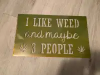 Brand New Funny Metal Sign/Picture $25